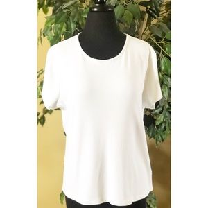 Croft & Barrow White Tee, XL